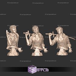 Grimmjow 1-8 Scale Bust 3D Printer Files