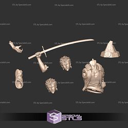Grimmjow 1-8 Scale Bust 3D Printer Files
