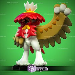 Hisuian Decidueye Pokemon Complete STL Files