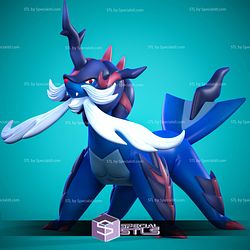 Hisuian Samurott Pokemon Complete STL Files