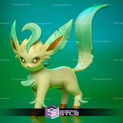 Leafeon Pokemon Complete STL Files