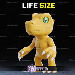 Life Size Agumon Digimon STL Files