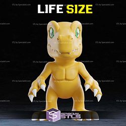 Life Size Agumon Digimon STL Files
