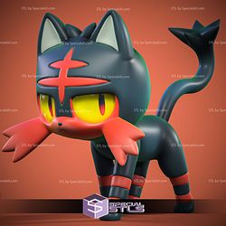 Litten Pokemon Complete STL Files