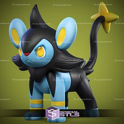 Luxio Pokemon Complete STL Files