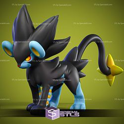 Luxray Pokemon Complete STL Files