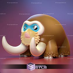 Mamoswine Pokemon Complete STL Files