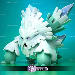 Mega Abomasnow Pokemon Complete STL Files
