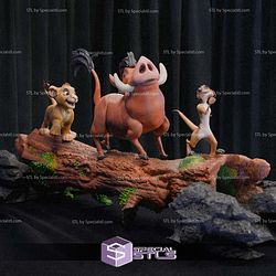 Lion King Diorama STL Files