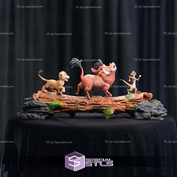 Lion King Diorama STL Files