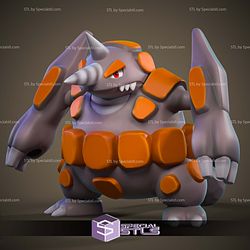 Rhyperior Pokemon Complete STL Files
