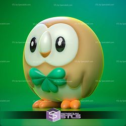 Rowlet Pokemon Complete STL Files