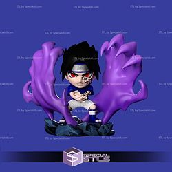 Sasuke Cursed Mask Chibi STL Files