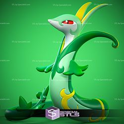 Serperior Pokemon Complete STL Files
