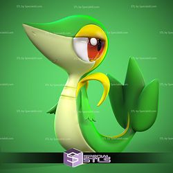 Snivy Pokemon Complete STL Files