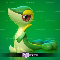 Snivy Pokemon Complete STL Files