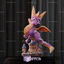 Spyro Purple Dragon V2 STL Files