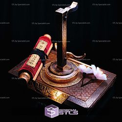 Stand Display for Corrupted Tenjin Mask STL Files