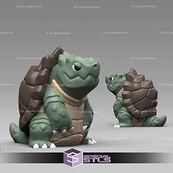 Super Basic Pokemon STL Aquarockle
