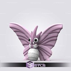 Super Basic Pokemon STL Venomoth