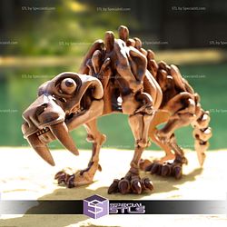 Super Basic STL - Skeleton Saber Tooth Tiger
