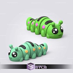 Super Basic STL Flexi Caterpillar