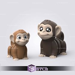 Super Basic STL Flexi Monkey