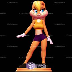 Super Basic STL Lola Bunny Stand