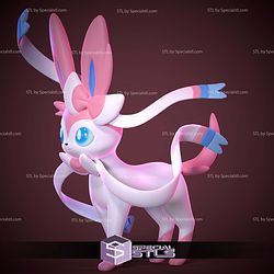 Sylveon Pokemon Complete STL Files