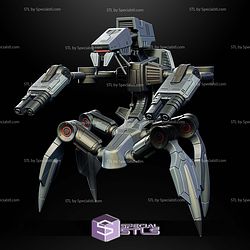 TRA-9 Battle Droid 1-12 STL Files