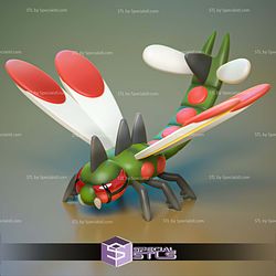Yanmega Pokemon Complete STL Files