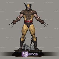 Wolverine Battle Damage STL Files