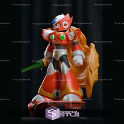 Zero Megaman Stand Pose V2 STL Files