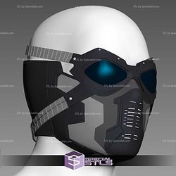 Cosplay STL Files Winter Soldier Bucky Masks