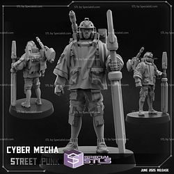 Jnue 2025 Cyberpunk PapSikels Miniatures