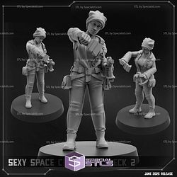 June 2025 Sci-Fi PapSikels Miniatures