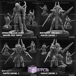 July 2025 Sci-Fi PapSikels Miniatures
