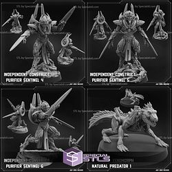 July 2025 Sci-Fi PapSikels Miniatures