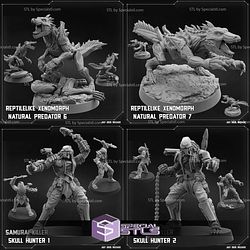 July 2025 Sci-Fi PapSikels Miniatures