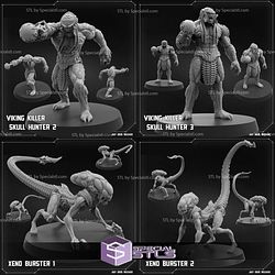 July 2025 Sci-Fi PapSikels Miniatures