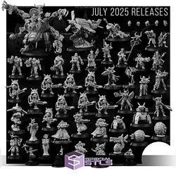 July 2025 Wargame Exclusive Miniatures