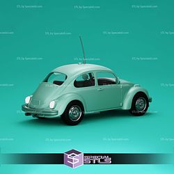 1963 Volkswagen Beetle 1-64 3D Printer Files