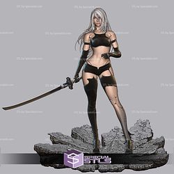 A2 with One Hand Sword STL Files