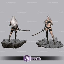 A2 with One Hand Sword STL Files