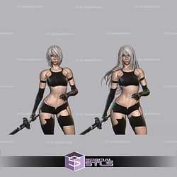 A2 with One Hand Sword STL Files