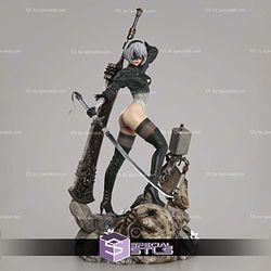 2B Nier Automata Flower Base 391mm 3D Printer Files