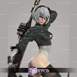 2B Nier Automata Flower Base 391mm 3D Printer Files