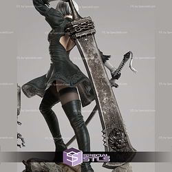 2B Nier Automata Flower Base 391mm 3D Printer Files