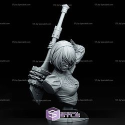2B Nier Automata Bust 167mm 3D Printer Files