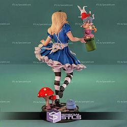 Alice Wonderland 1-4 Diorama 3D Printer Files